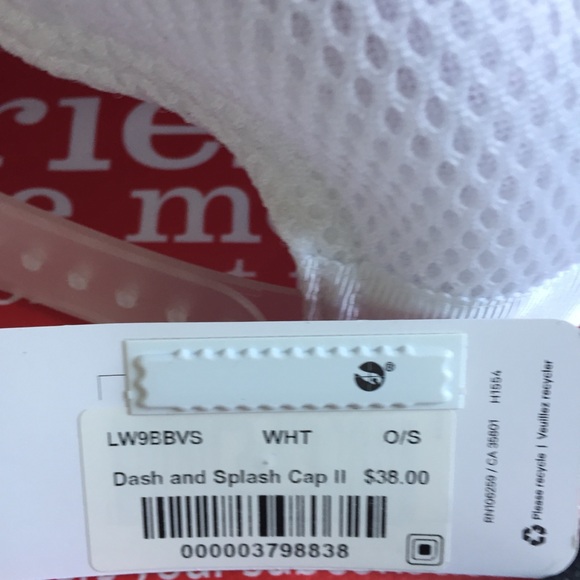 NWT lululemon dash and splash cap hat white II - Picture 2 of 4
